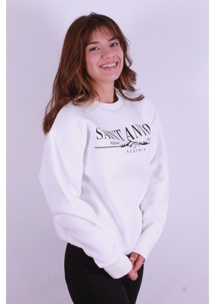 Kadın Ekru Sweat - 24K0845K1