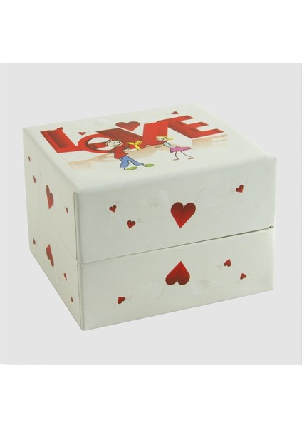 Love Yazılı Saat Kutusu
