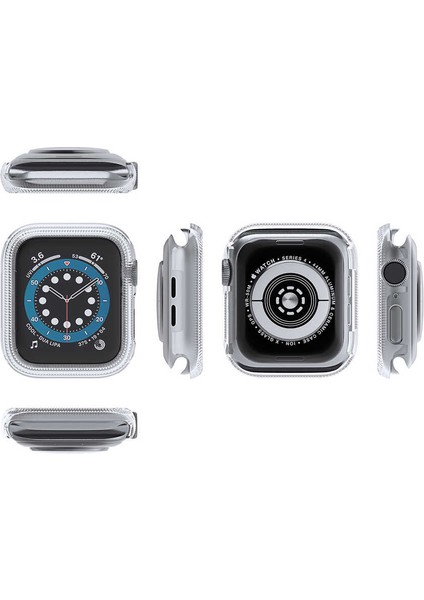 - Apple Watch 42MM - Kasa ve Ekran Koruyucu Watch Gard 03 - Mavi
