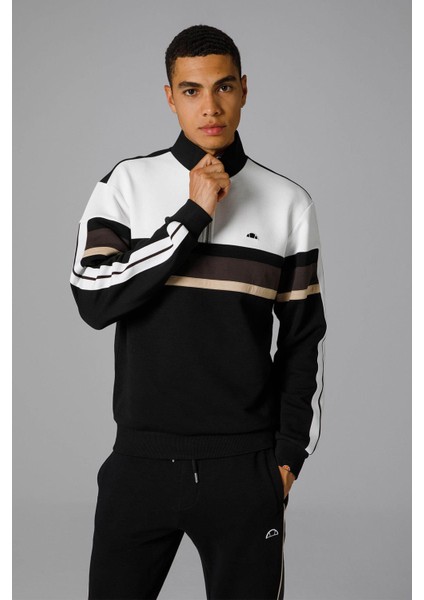 Yarım Fermuarlı Erkek Sweat EM215-BK