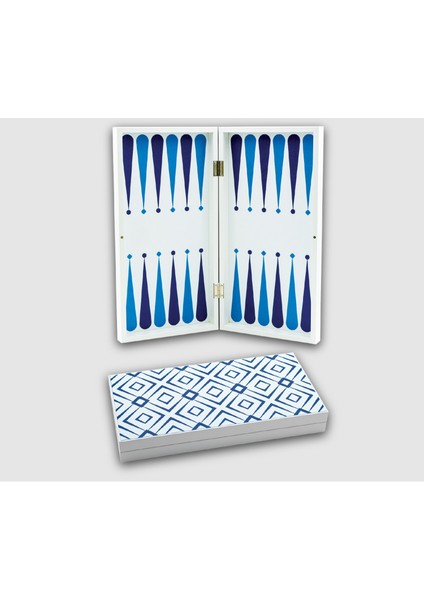 Classic Leather Fine Blue Tavla