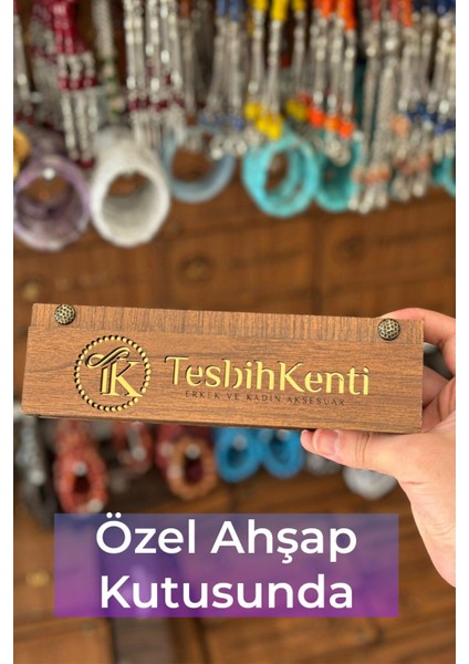 Ali Eriş Çalışma Bal Rengi Zar Kehribar Tesbih