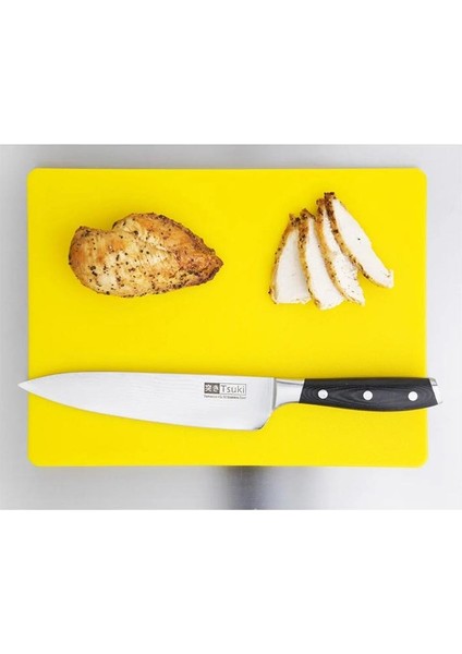 2'li Türkay 60x40x4 cm Polietilen Kesme Tahtası Kesim Levhası 4795