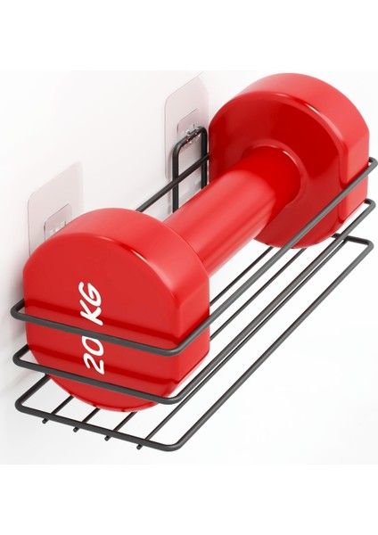 7 x 7 cm Süper Güçlü Yapışkanlı Banyo Askısı Yedek 4 Adet Sticker Raf Tutucu Askı