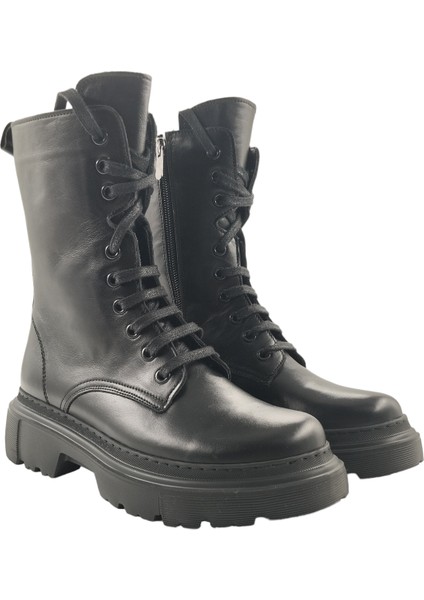 1308231114 Kadın Günlük Bot Postal Siyah Anilin
