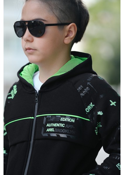 Erkek Çocuk Arel Fermuarlı Kapüşonlu Eşofman Takımı ESF.2020 fiyatları