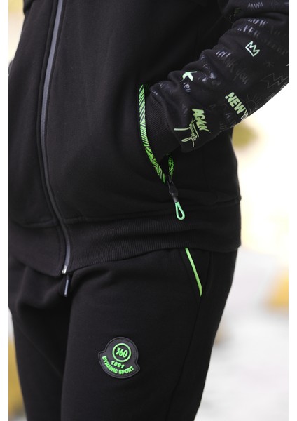 Erkek Çocuk Arel Fermuarlı Kapüşonlu Eşofman Takımı ESF.2020 modelleri