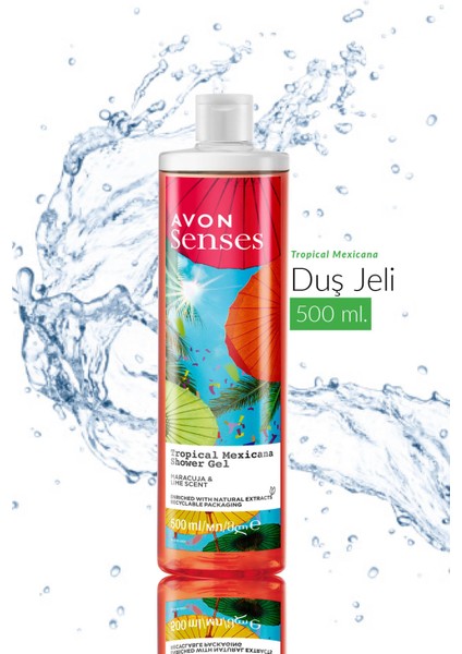Tropical Mexicana Banyo Köpüğü Duş Jeli ve Vücut Spreyi Paketi
