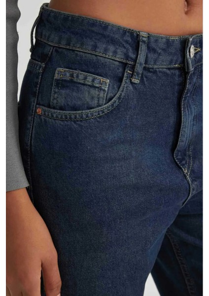 Kadın Yüksel Bel Uzun Bol Jean Pantolon modelleri