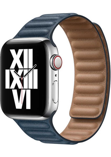 - ​​​Apple Watch 38mm - Kordon Deri Kordon - KRD-34 - Pembe - T16300 indirimleri