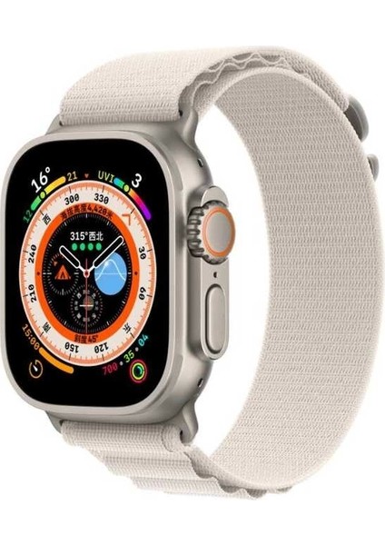 Apple Watch 10 Serisi 46MM Redclick KRD74 Metal Toka Hasır Kordon