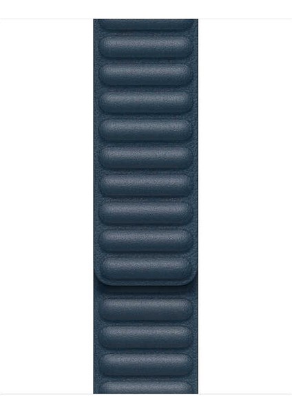 - Apple Watch 44MM - Kordon Deri Kordon Krd-34 - Mavi