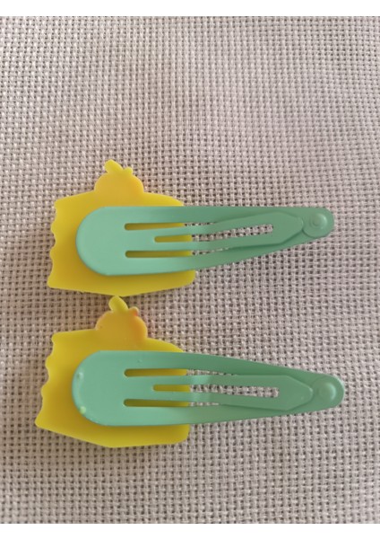 Sevimli Okul Temalı Kız Çocuk Çiftli Çıt Çıt Toka fiyatları