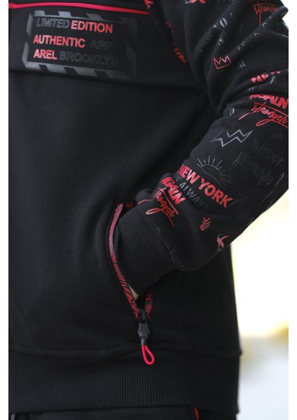 Erkek Çocuk Arel Fermuarlı Kapüşonlu Eşofman Takımı ESF.2020 fiyatları