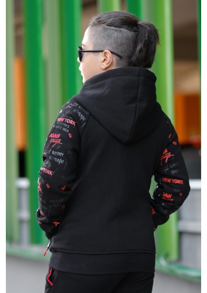 Erkek Çocuk Arel Fermuarlı Kapüşonlu Eşofman Takımı ESF.2020 indirimleri