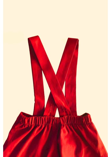 Erkek Çocuk Askılı Kırmızı Pantolon Papyon Takım fiyatları