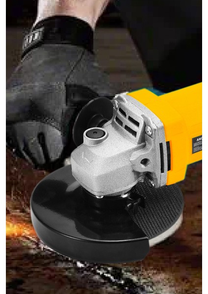 Avuç Içi Taşlama Makinası 125 mm Sarı