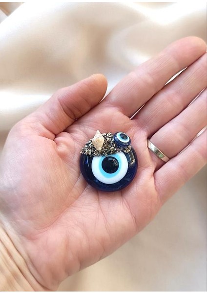 Magnet Nazar Boncuğu Deniz Kabuklu Magnet Mıknatıslı Buzdolabı Süsü 3 cm fiyatları