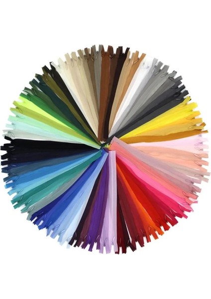 10LU Gizli Pantolon- Etek Fermuarı (16-20 Cm)