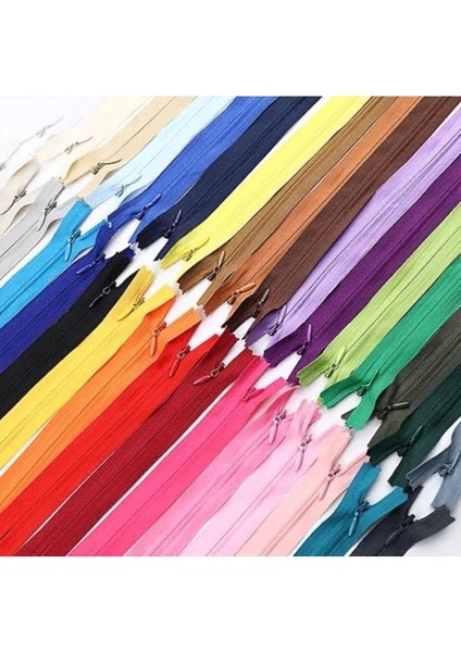 10LU Gizli Pantolon- Etek Fermuarı (16-20 Cm)