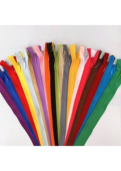 10LU Gizli Pantolon- Etek Fermuarı (16-20 Cm)