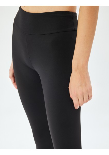 Basic Spor Tayt Yüksek Bel Dar Kalıp indirimleri