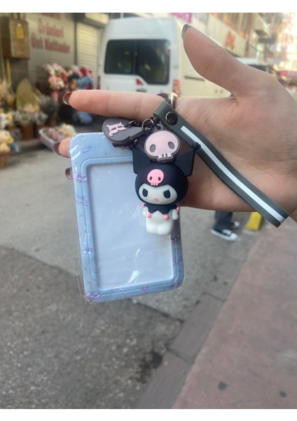 Kuromi Silikon Kartlık Anahtarlık