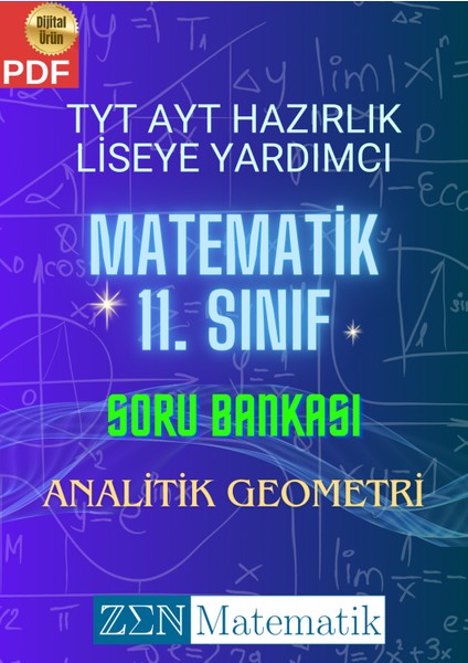 Tyt Ayt Hazırlık Liseye Yardımcı Matematik 11. Sınıf Soru Bankası - Analitik Geometri