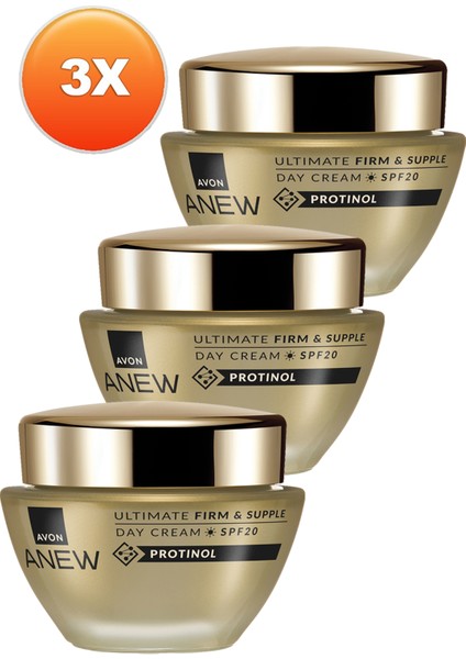 Anew Ultimate Firm & Supple Gündüz Kremi SPF20 50 ml. Üçlü Set