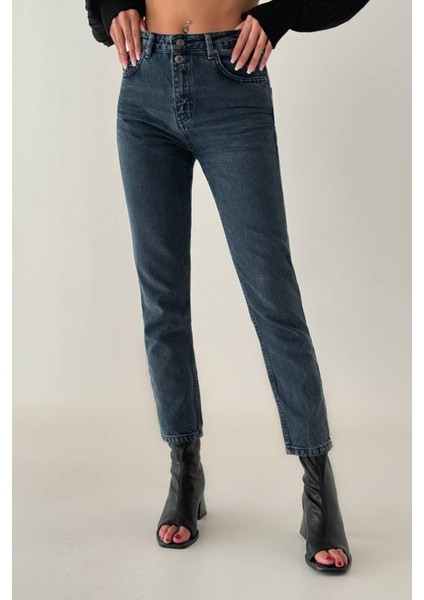 7609 Mom Fıt Kadın Jean Pantolon fiyatları