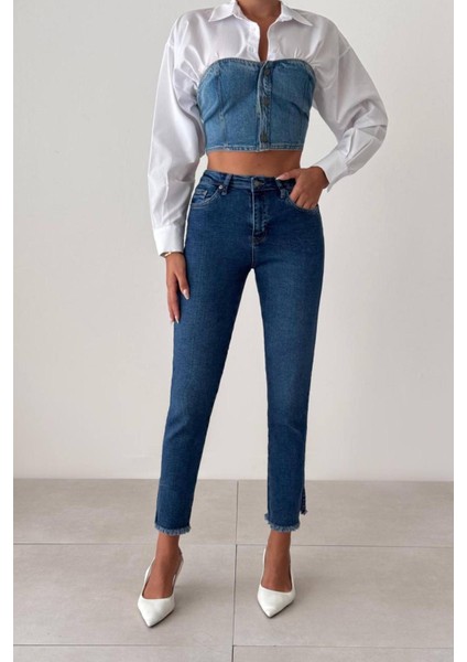 7413 Mia Kadın Jean Pantolon