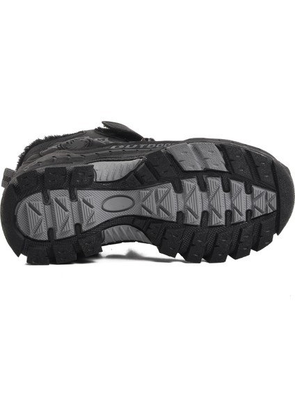 2040-F Siyah Çocuk Kürklü Bot indirimleri