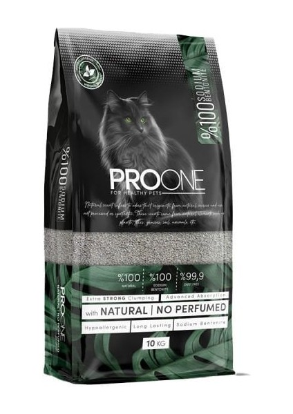 Pro One Hypoallergenic Kokusuz Ince Taneli Sodyum Bentonit Kedi Kumu 10 kg - 03-01-One-Kum
