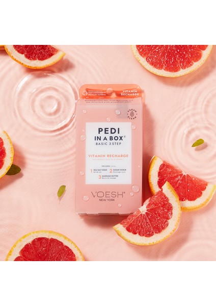 New York Pedi In A Box Basic Pedikür 3 Adımlı Set Vitamin