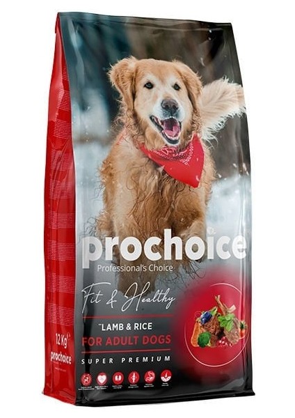 Pro Choice Adult Lamb Kuzu Etli Yetişkin Köpek Maması 12 kg - TP738486 - Petshopundan