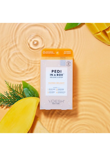 New York Pedi In A Box Deluxe Pedikür 4 Adımlı Set Mango