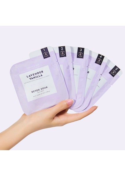 New York Pedi In A Box O2 Fizz Pedikür 5 Adımlı Set Lavanta