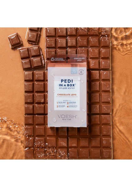 New York Pedi In A Box Deluxe Pedikür 4 Adımlı Set Çikolata