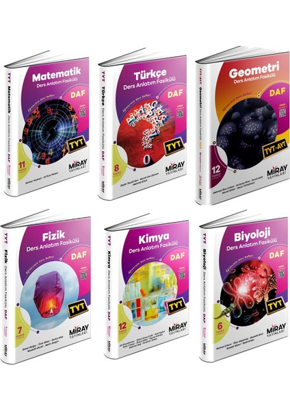 2025 TYT Sayısal Ders Anlatım Fasikülleri Seti 6 Kitap