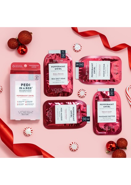 New York Pedi In A Box Deluxe Pedikür 4 Adımlı Set Nane Şekeri modelleri