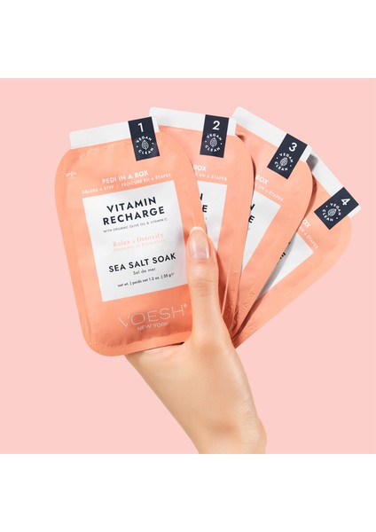 New York Pedi In A Box Deluxe Pedikür 4 Adımlı Set Vitamin fiyatları