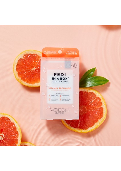 New York Pedi In A Box Deluxe Pedikür 4 Adımlı Set Vitamin modelleri