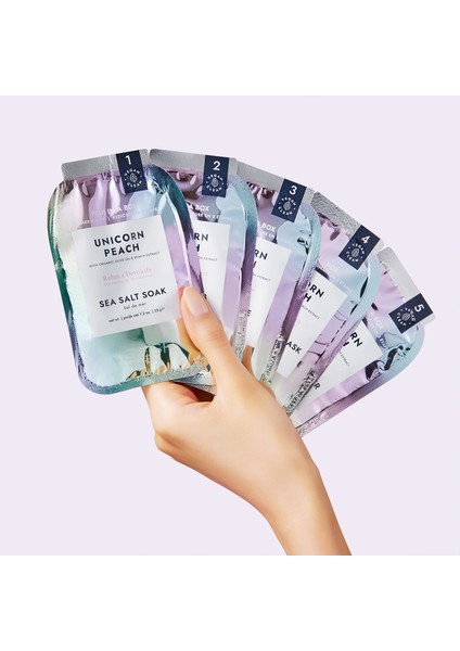 New York Pedi In A Box Glimmer Pedikür 5 Adımlı Set Unicorn