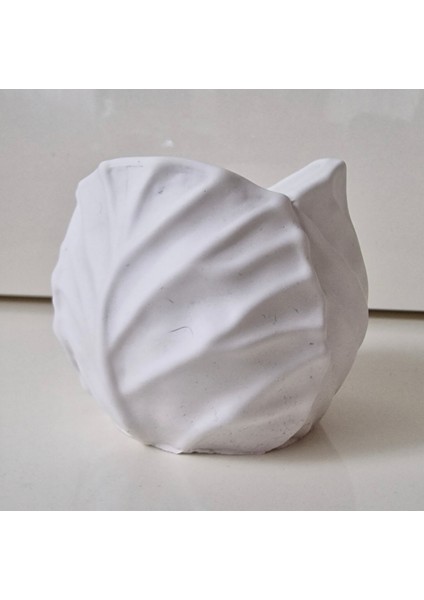 Yaprak Lale Şeklinde Mumluk, Saksı Silikon Kalıp K-823 indirimleri