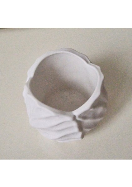 Yaprak Lale Şeklinde Mumluk, Saksı Silikon Kalıp K-823