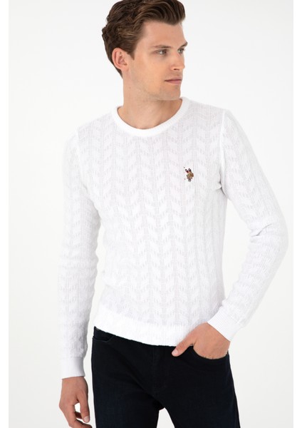 Erkek Beyaz Kazak /Triko 50288883-VR013 modelleri