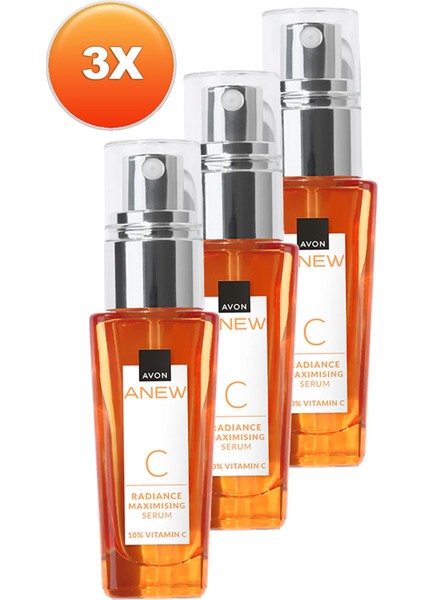 Anew Vitamin C Canlandırıcı Serum 30 ml. Üçlü Set