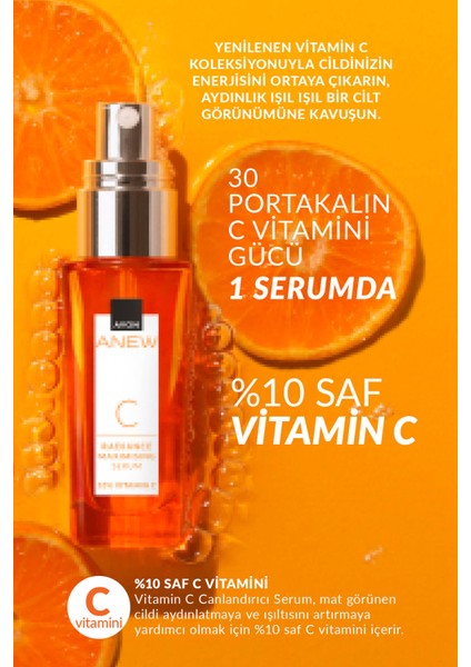 Anew Vitamin C Canlandırıcı Serum 30 ml. Üçlü Set