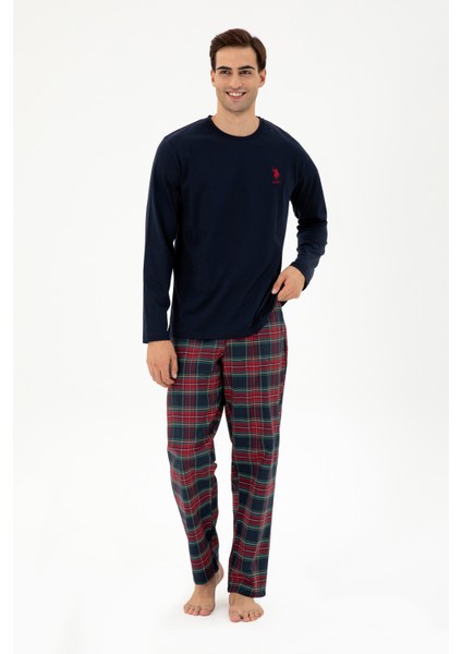 U.S. Polo Assn. Erkek Lacivert Pijama Takım 50301733-VR033