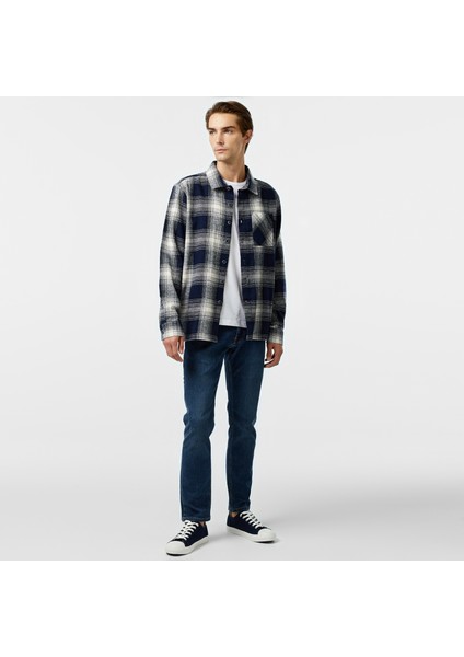 Erkek Lacivert Classic Fit Gömlek W47414T.4NV modelleri